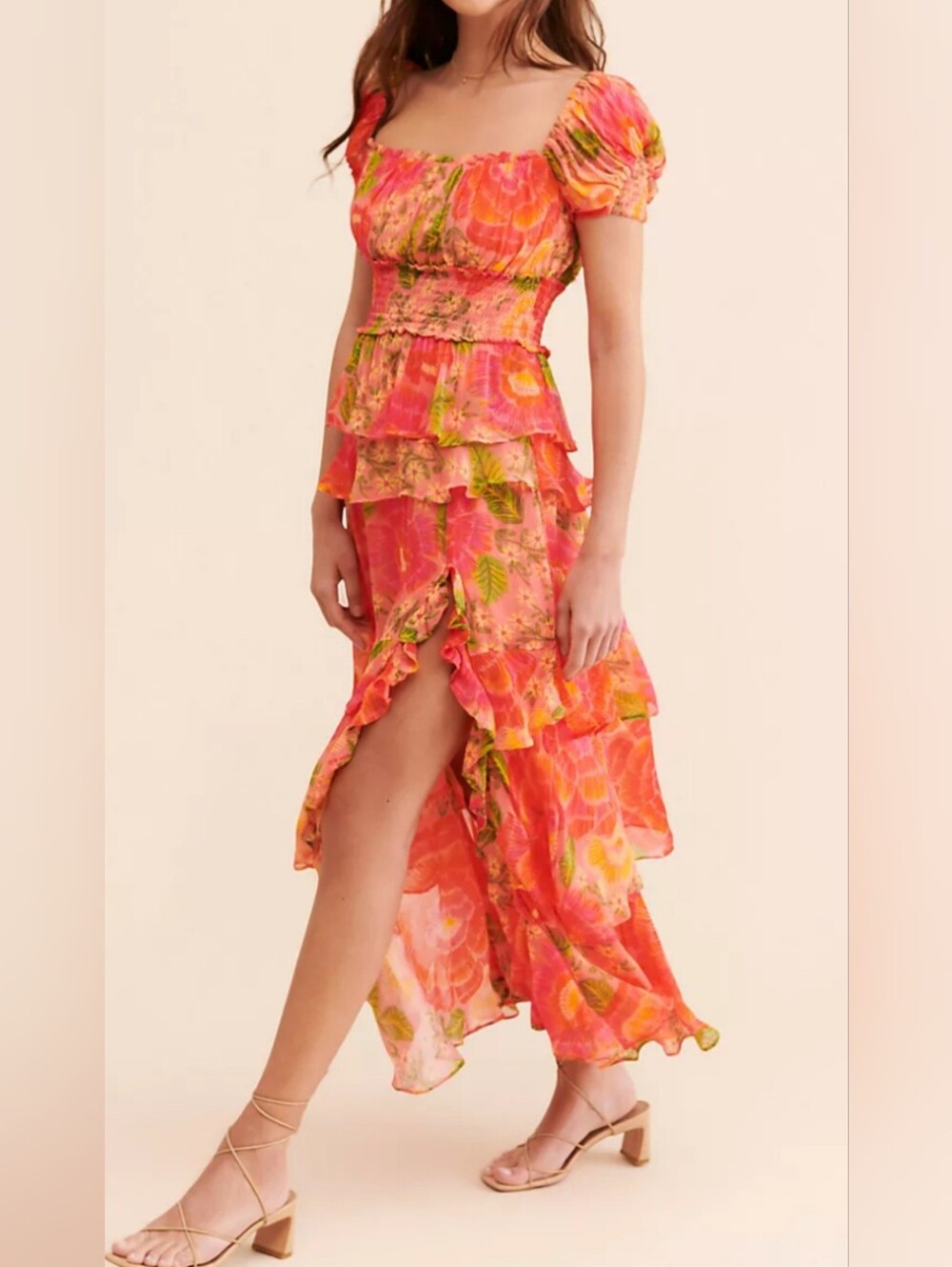 Farm Rio Chiffon Maxi Dress